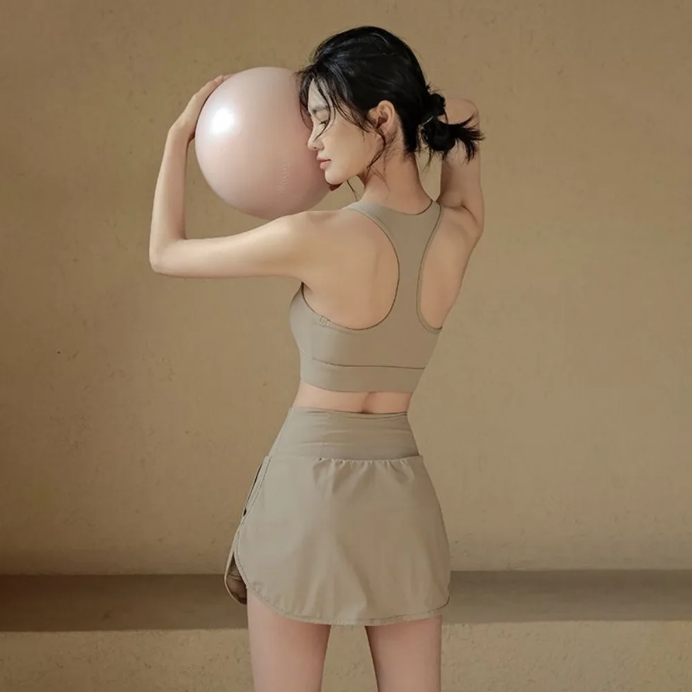 Fake Two-Piece Skirt for Outdoor Sex, Invisible Open Crotch, Fashionable and Breathable, Tennis and Yoga Skirt