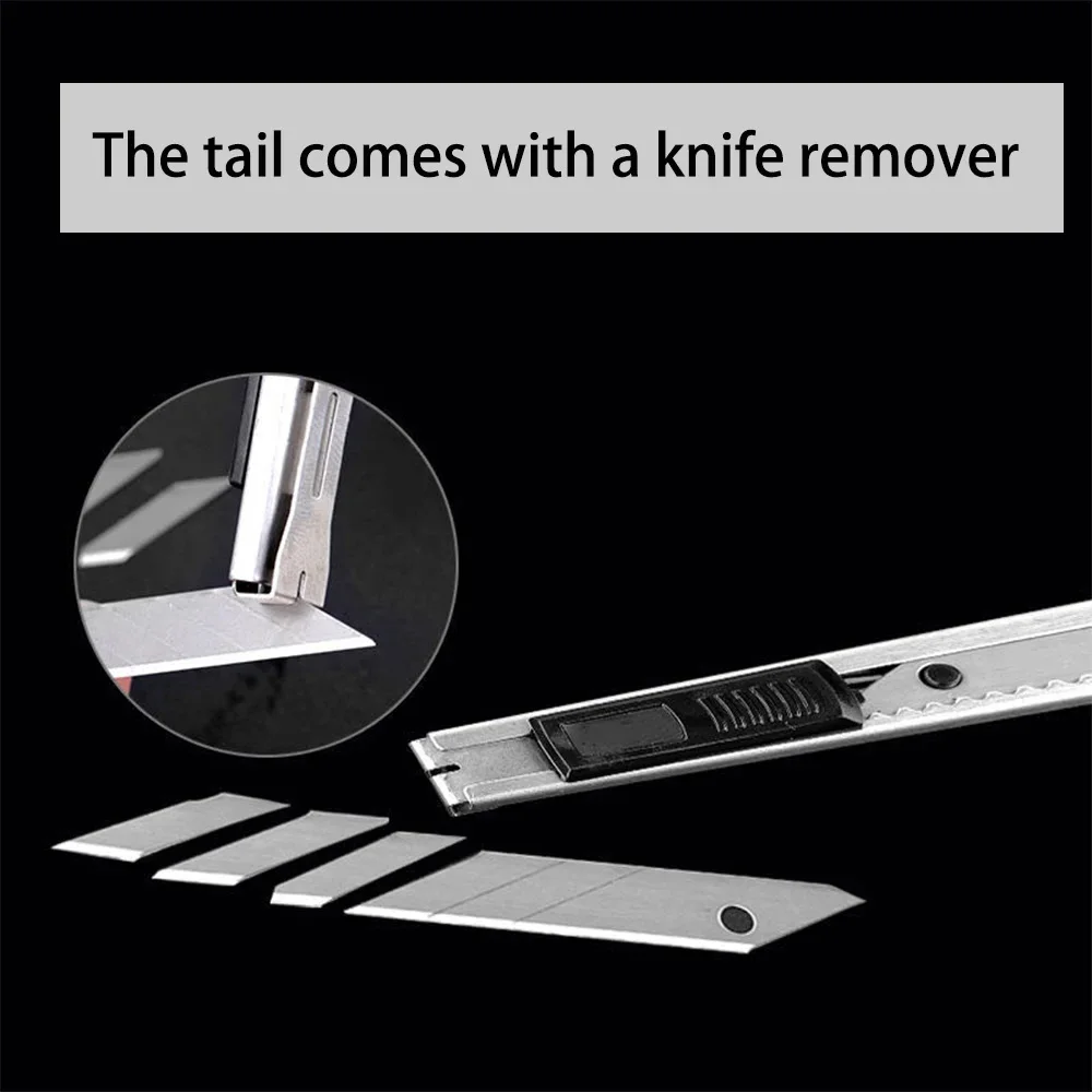 KUNAISI10PCS30 60 Degree Art Knife Carbon Steel Telescopic Knife Cutting Wallpaper