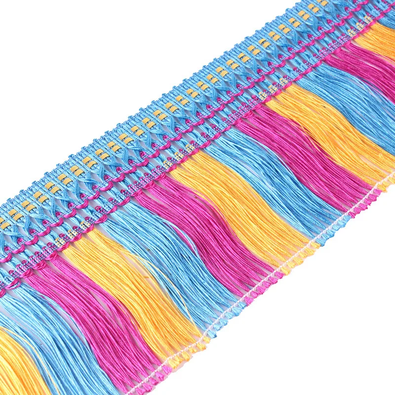 Three-Color Ethnic Style's Beard Fringe Home Clothing Decorative Lace Accessories tassel Curtain Truck Ornaments
