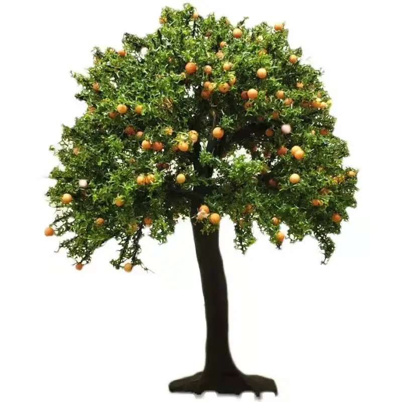 1pcs Hand-made microscene model orange tree fruit tree height 17-27cm height can be customized enthusiasts accessory materials 4