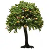 1pcs Hand-made microscene model orange tree fruit tree height 17-27cm height can be customized enthusiasts accessory materials 4