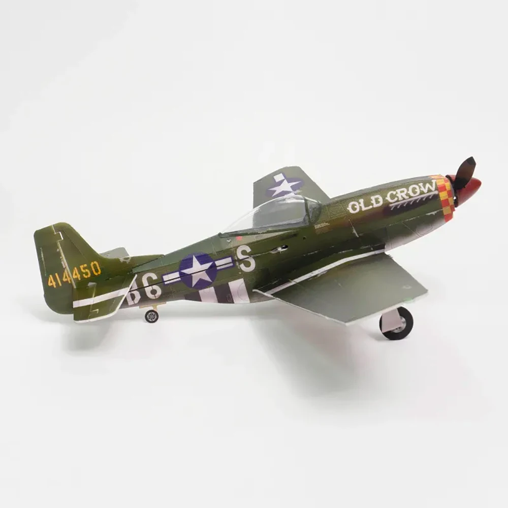 MinimumRC P51 420mm Wingspan RC Airplane Fighter with Retractable Landing Gear KIT + Motor 6