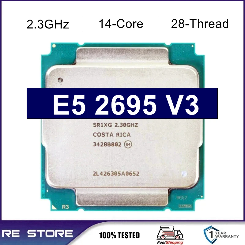 Used-Xeon-E5-2695-V3-SR1XG-2-3GHz-14-Cores-35M-LGA-2011-3-2695V3 ...