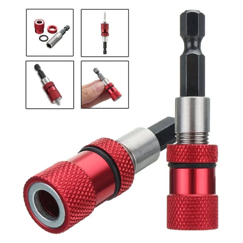 

4x6,35 мм 1/4 шестигранный хвостовик, быстросъемный держатель для отверток для электрической дрели, Прямая поставка