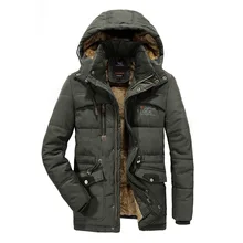 

Winter Jacket Men Plush Stitching Hooded Thick Warm Cotton Outwear Man Patchwork Parka and Coats Windbreaker Hooded Parkas