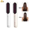 Hair Straightener Brush Multifunctional Straightener Comb for Women Negative Ion Anti-Scalding Dual Voltage Straightening Brush 1