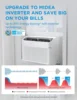 8000 BTU Window Air Conditioner with Heat Inverter Tech Ultra-Quiet Operation 35% Energy-Saving APP & Voice Smart Control 3