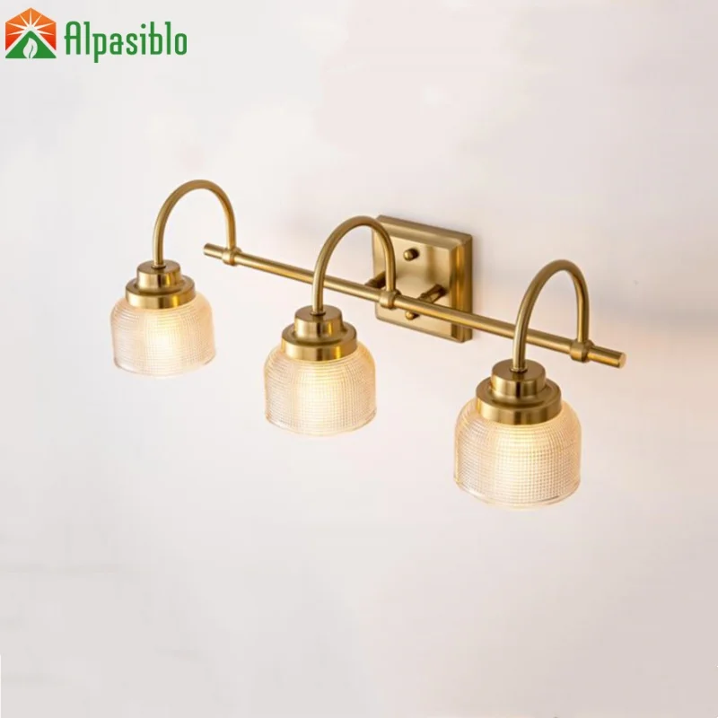 Modern Makeup Light Vanity Bathroom Mirror Light, Frosted White Glass with Iron Frame, Contemporary Wall Sconce