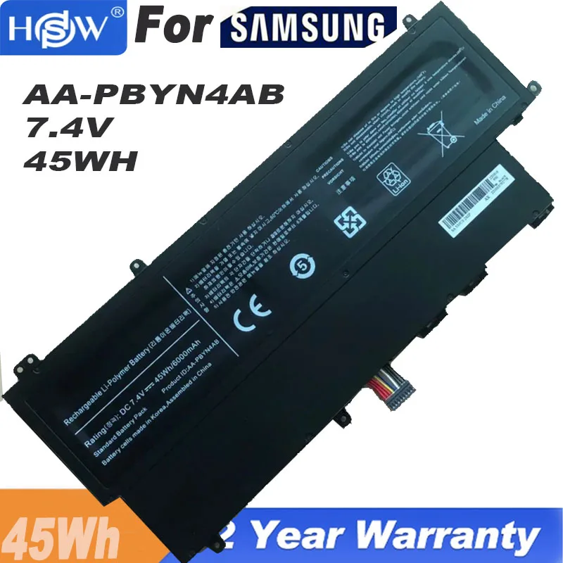 

7.4V 45WH AA-PBYN4AB Laptop Battery for Samsung 530U3 Series HT3691FC700364 530U3C NP530V3C NP530U3C 535U3C 530U3B NP530U3B 6000