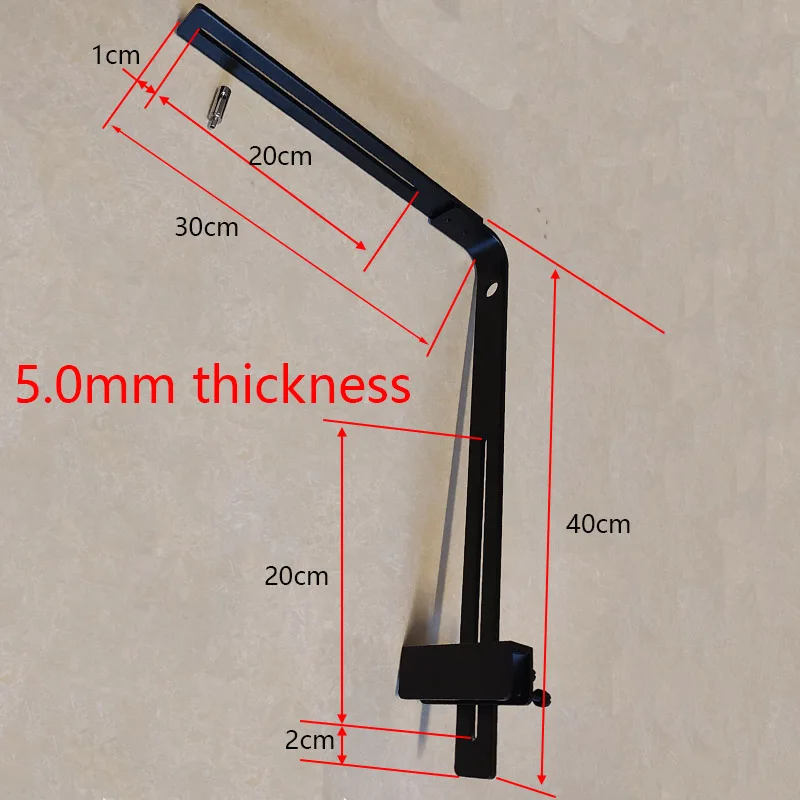 2.85.0mm aquarium light holder Aluminum Alloy Rust-proof Fish Tank Lamp Holder Light Bracket Aquarium Chandelier Hanging Rack aquarium light holder