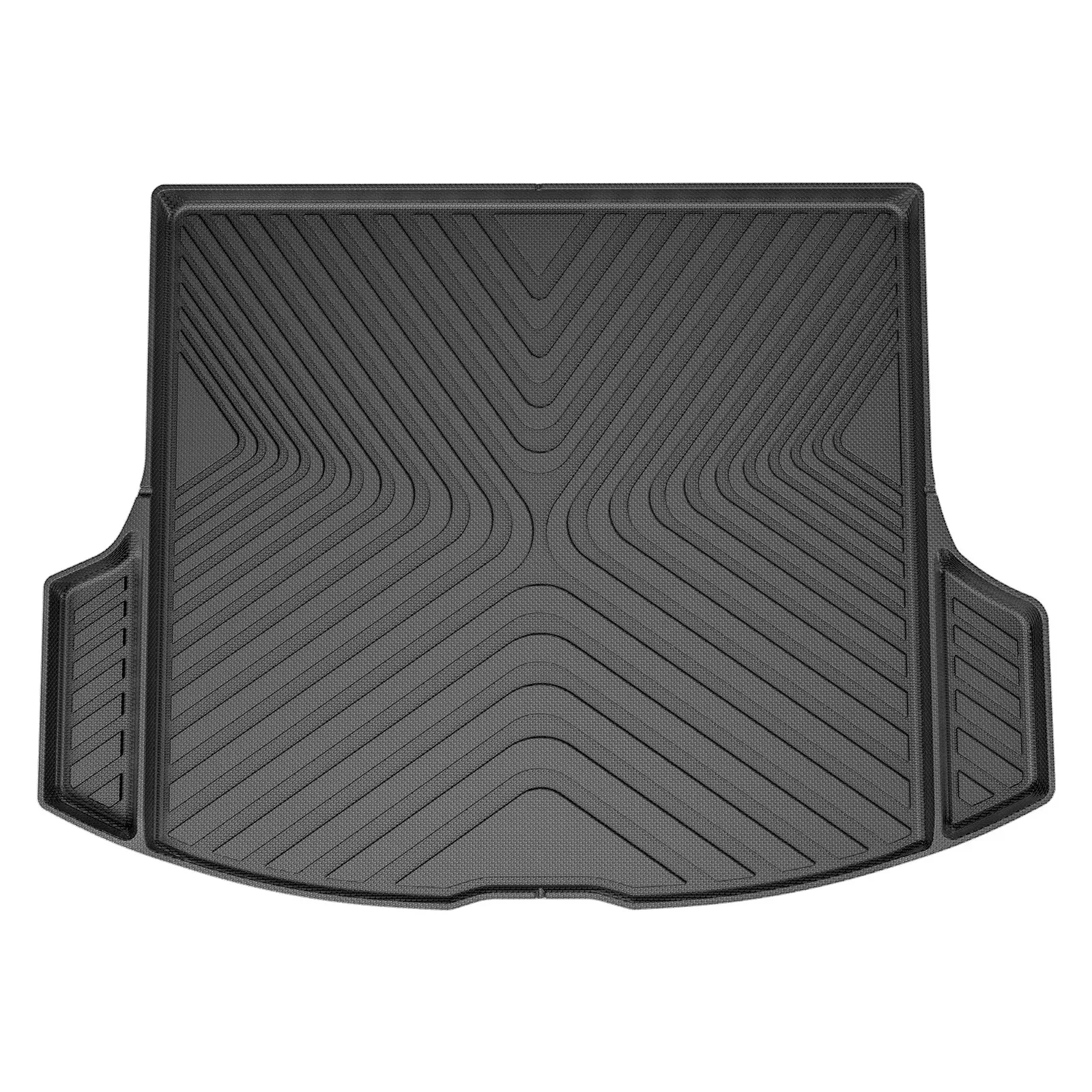 DRITXOQB Full Coverage Car Leather Cargo Liners For Lexus RZ 2023-2024 7 Seats, All Weather Waterproof Non-Slip Rear Trunk Liner Mats Cargo Tray Protector Boot Mats Accessories,E/Coffee