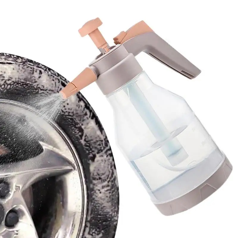 

Car Wash Pump Sprayer 1.5L Garden Sprayer Pressurized Hand Pump Sprayer For Lawn & Garden Extension Pole Handheld Sprayers For