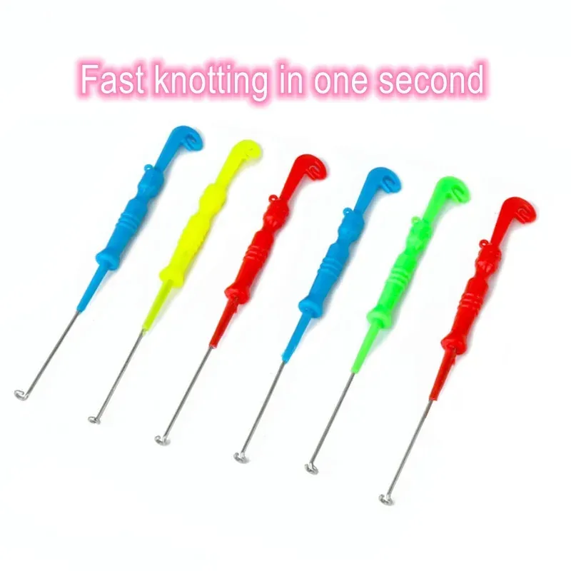 Fishing Gear Universal Fly Nail Knot Tying Tools Extractor Hook Remover Quick Knot Tying Loop Knot Tyer Tool Carabiner Clip
