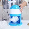 Manual Ice Crusher Portable Mini Hand Shaved Ice Machine Crushed Ice Maker with Ice Cube Tray for Kitchen Restaurants Bars Cafe 5