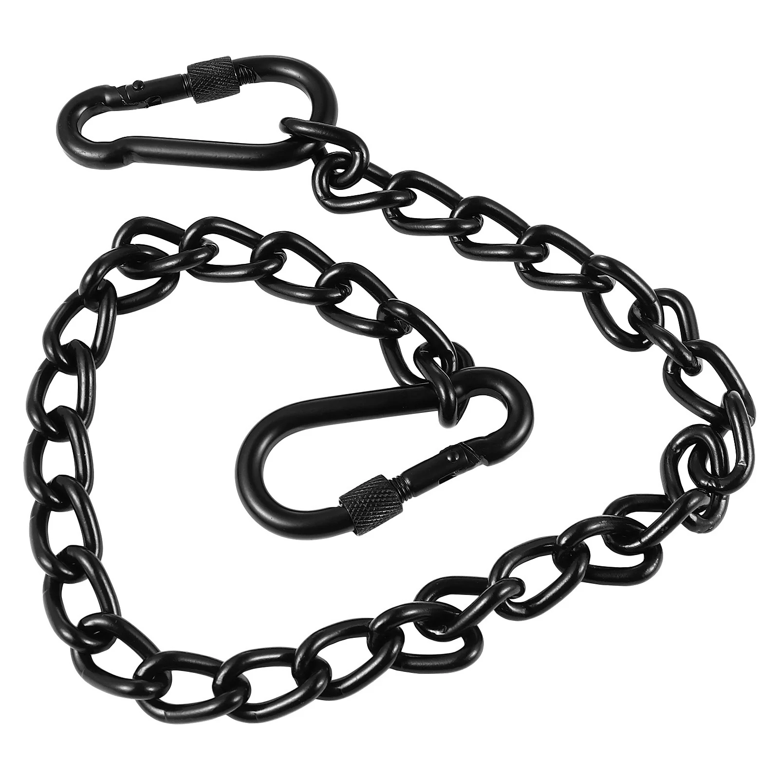 

Stainless Steel Swing Hammock Extender Hammock Extender Black Chainss Adjustable Hanging Swing Set Accessories for Outdoor