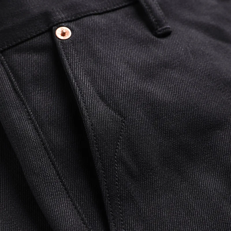 DN-0002 Vintage 14 Oz Indigo Selvage Stylish Trousers Mens Casual Chino Raw Denim Jean Pants Size 28-42 4