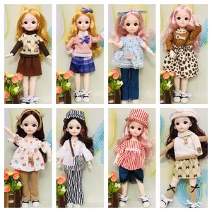 Handmade Doll Clothes New Replaceable Dress Up Garmentjumpsuits DIY Doll Leggings 30cm Doll