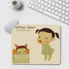 Japan Yoshimoto nara cartoon girl Lambskin Floor Mat Small Office Computer Desk Mat Table Keyboard Big Mouse Pad Laptop Cushion 4