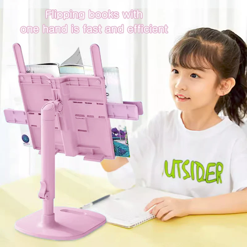 Reading Book Holder Bookcase Stand Children's Reading Bracket Multifunctional Desktop Bookshelf Elementary for Students