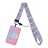 New Arrival Gamma Phi Delta Sorority Plastic Card Holders Keychain Work Card Bus Access Card Holder PVC Keychains Sister Gifts 6