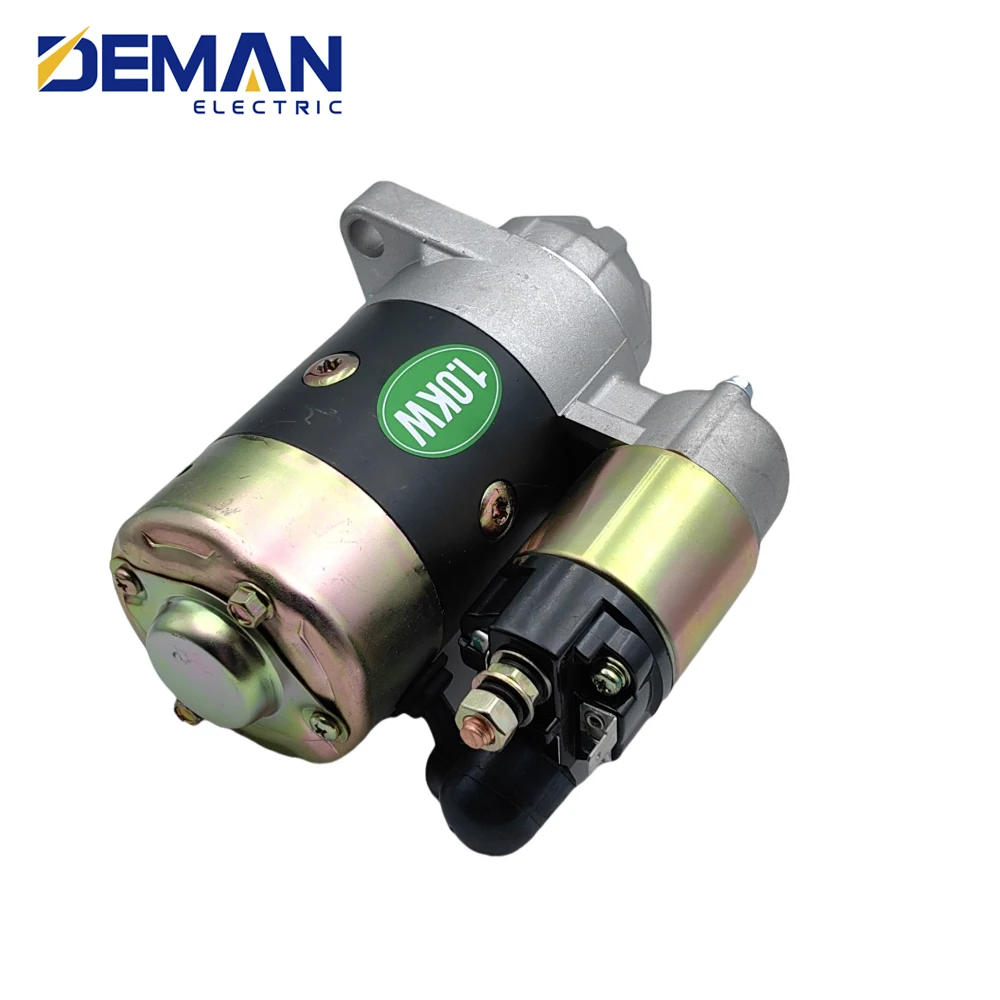 QD114B 공냉식 디젤 발전기 스타터 모터 170F 178F 186F 188F 192F 12V 8 치아 1KW