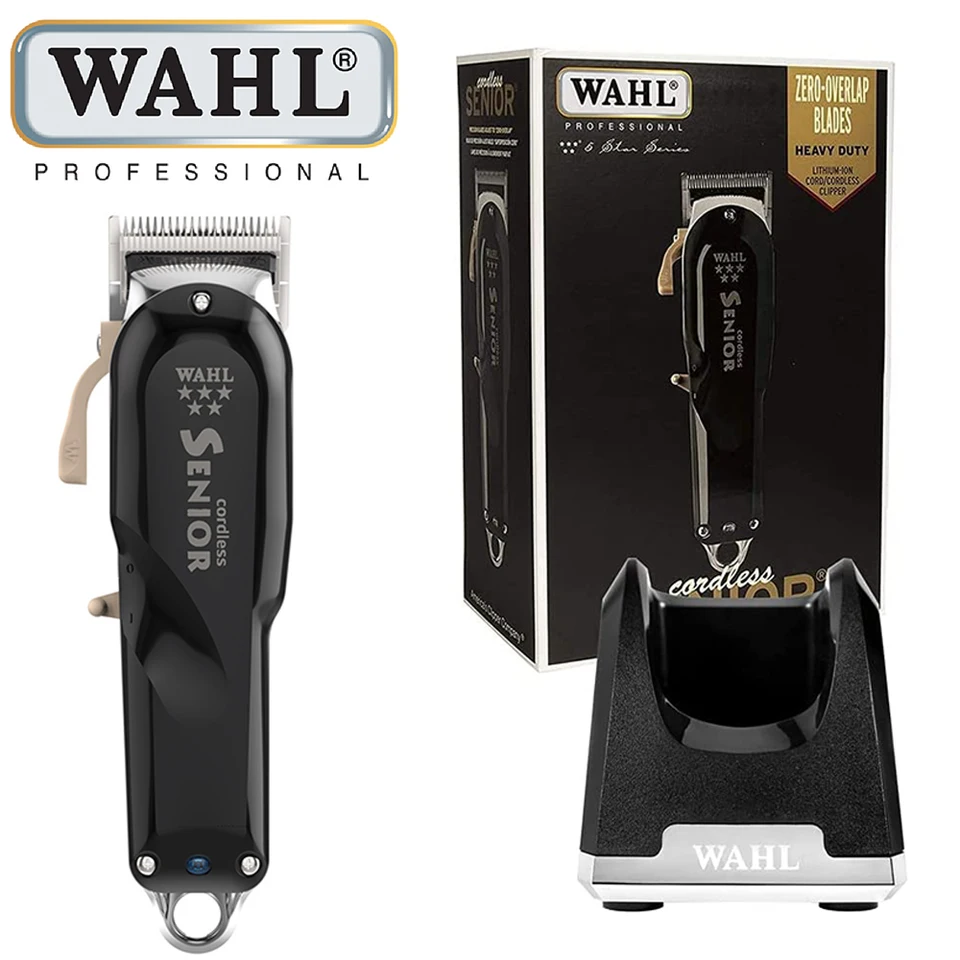 Wahl Professional 5-Star Series Cordless Senior Clipper #8504 Great for Professional Stylists and Barbers 70 Minute Run Time