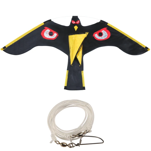 3 db Emuláció Repülő Hawk Kite Madara Scarer Drive Bird Madárriasztó A Kerti Madárijesztő Udvari Madárcsökkentő Számára - Image 2