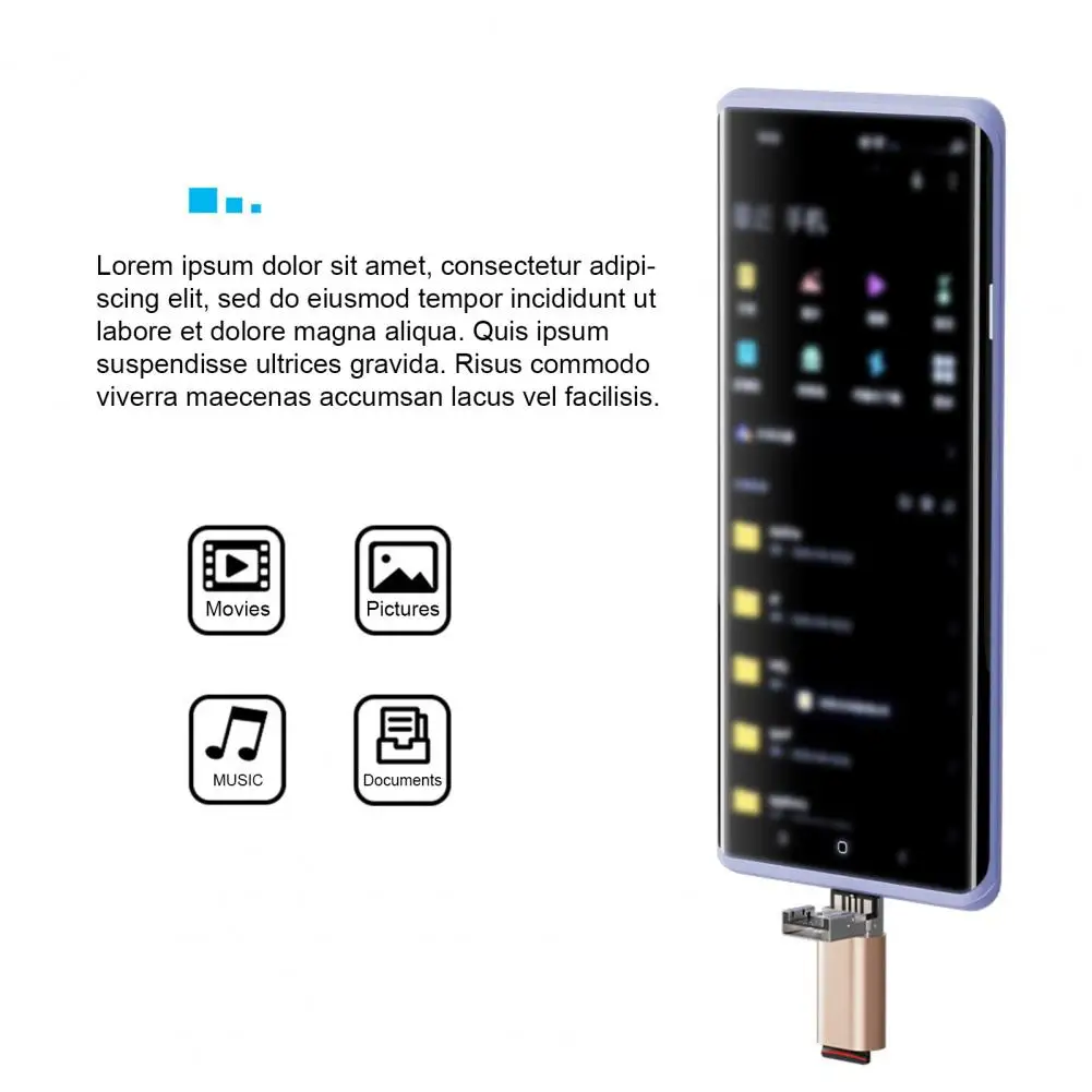 휴대용 카드 리더기 고속 컴팩트 사이즈 USB Type-c 카드 리더기 장치용 범용 Otg Tf 카드 리더기 드라이버 필요 없음