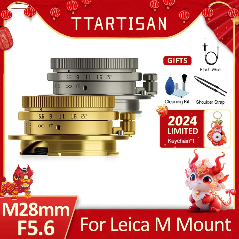 Ttartisan M28Mm F5.6 Full Frame Manuale Focuse Obiettivo Ad Ampia Apertura Per Fotocamera Leica M Mount M M5 M6 M9 M10 Leica M240