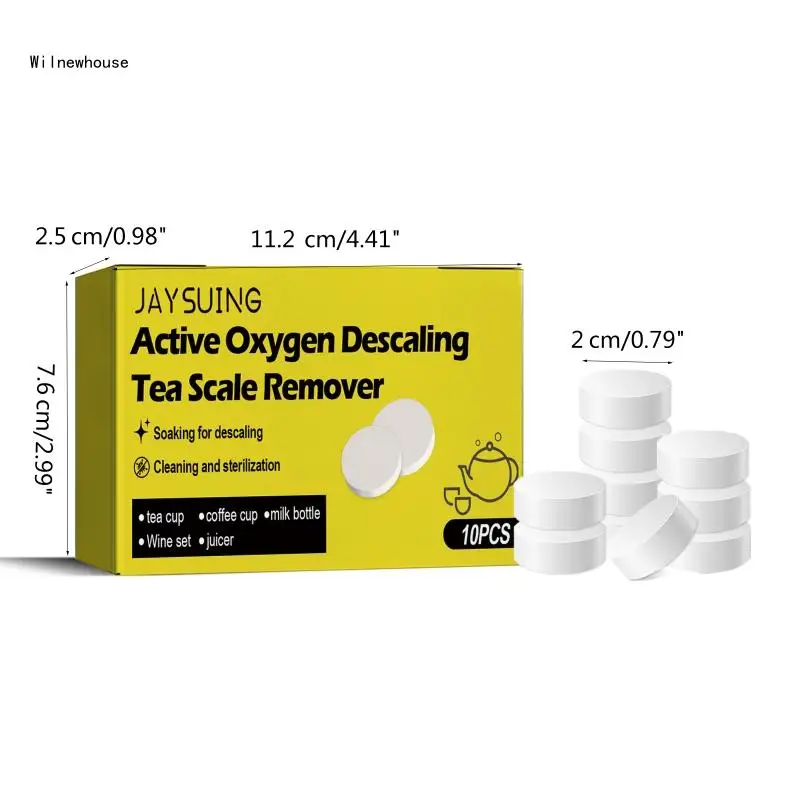 Effervescent Tablets Clean Descaling Agent Removing Oil Cleaning Chemicals Access Dropship