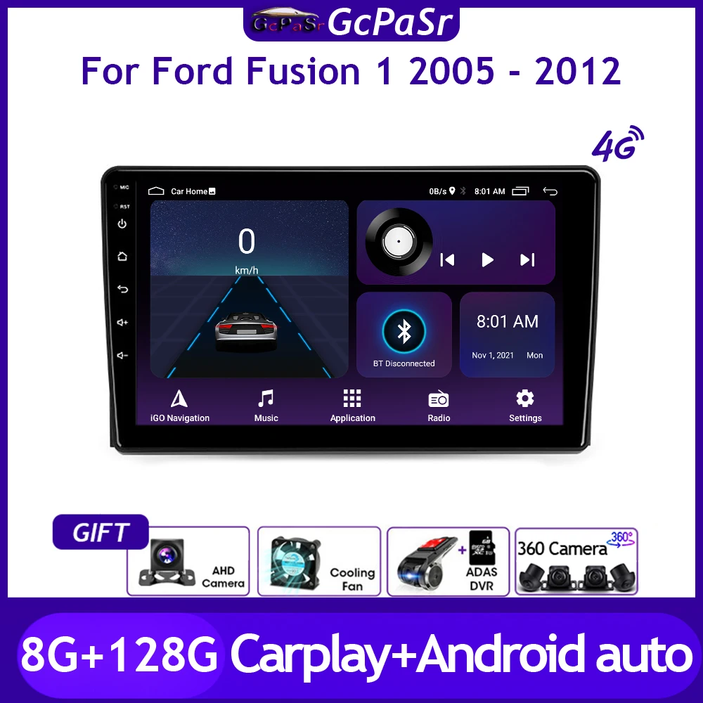 Auto Car Radio Video Autoradio Multimedia Player Monitor For Ford