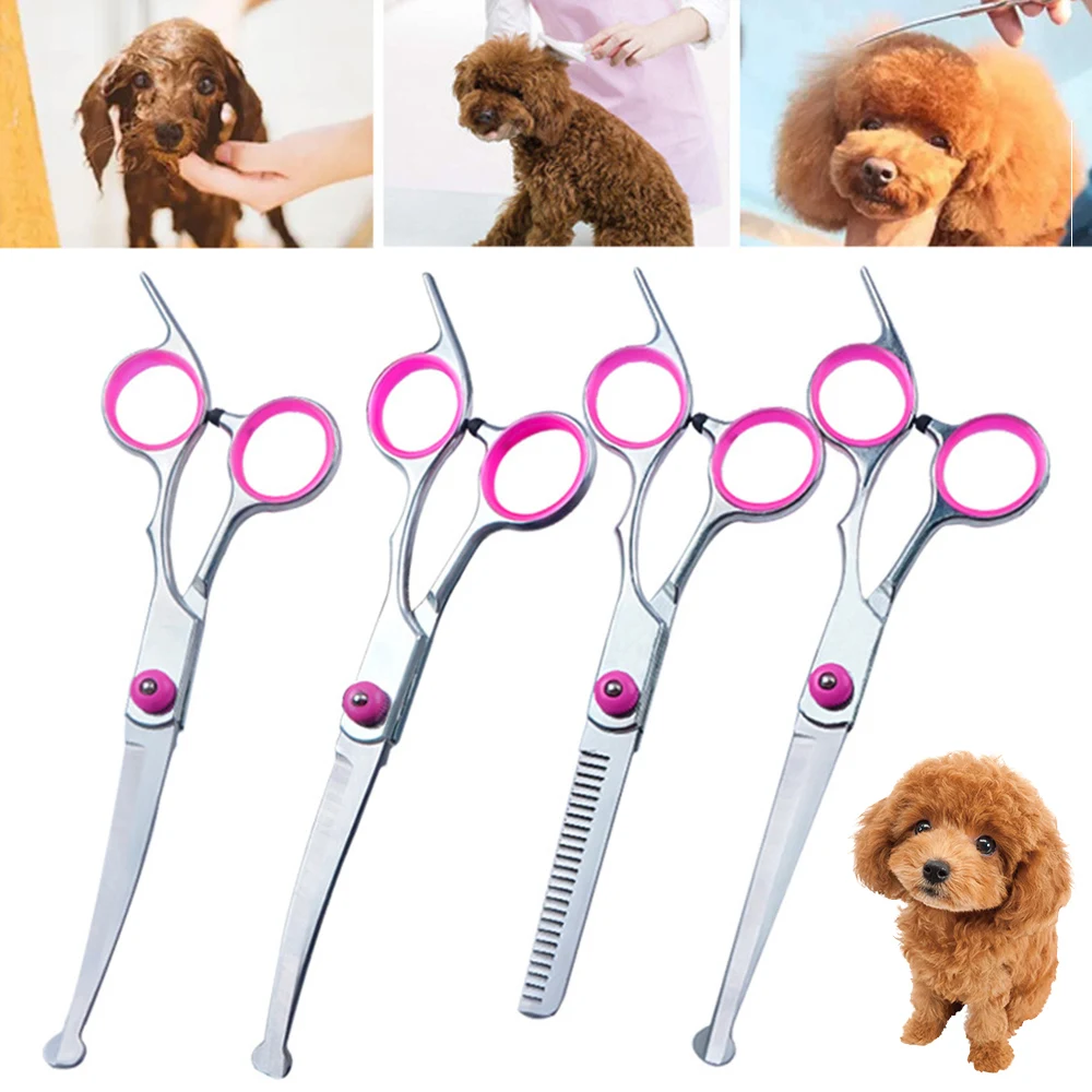 SafetyDurablePetHairScissorPetsGroomingScissorsRoundedTipsDog