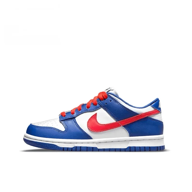 Nike Dunk Royal Red Skateboarding Shoes Cat Shock Absorbable Doraemon Robotic Wear Resistant GS Men's and Women's casual sneakers