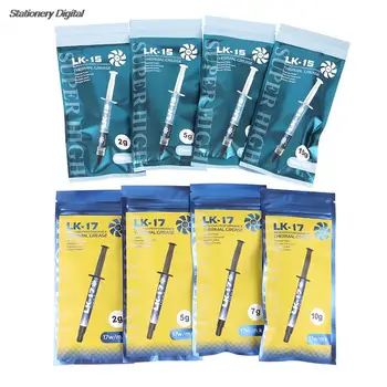 2/5/7/10g LK-17 Thermal Compound Conductive Grease Paste Silicone Plaster Heat Sink for CPU GPU Chipset Notebook Cooling