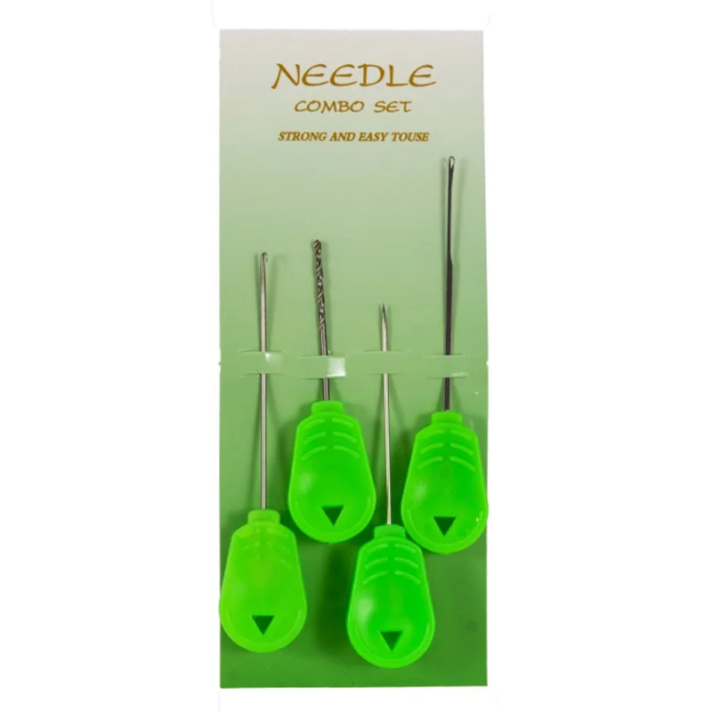 4pcs Carp Fishing Bait Needle With Box Fishing Bait Tools Fishing