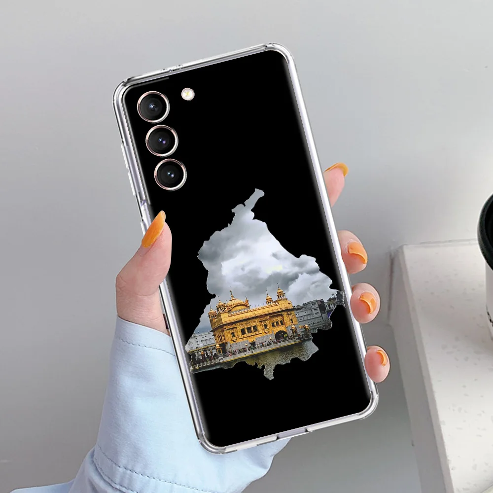 Clear Soft Phone Case with Punjab Map Design