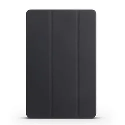 Premium Tri-Fold Magnetic Flip Smart Tablet Case for 2025 iPad 11th A16 (Black)