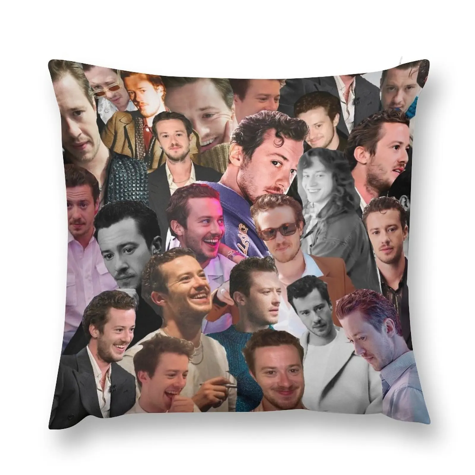 

Joseph Quinn Collage Throw Pillow Ornamental Pillow Elastic Cover For Sofa Couch Pillows