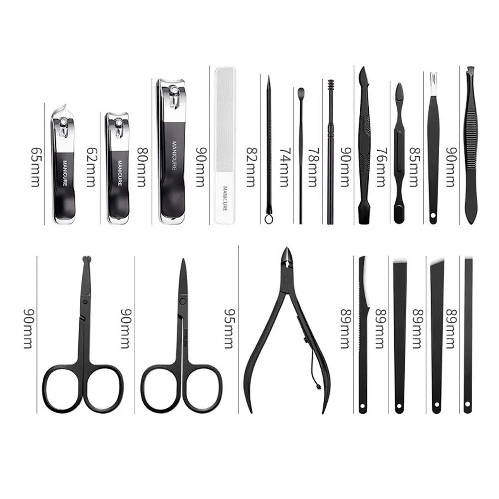 Pliers Nail Sanding Earpick Cuticle Nipper Nail File Nail Cutter Manicure Set Pedicure Tool Nail Clippers Set Nail Tools Kit