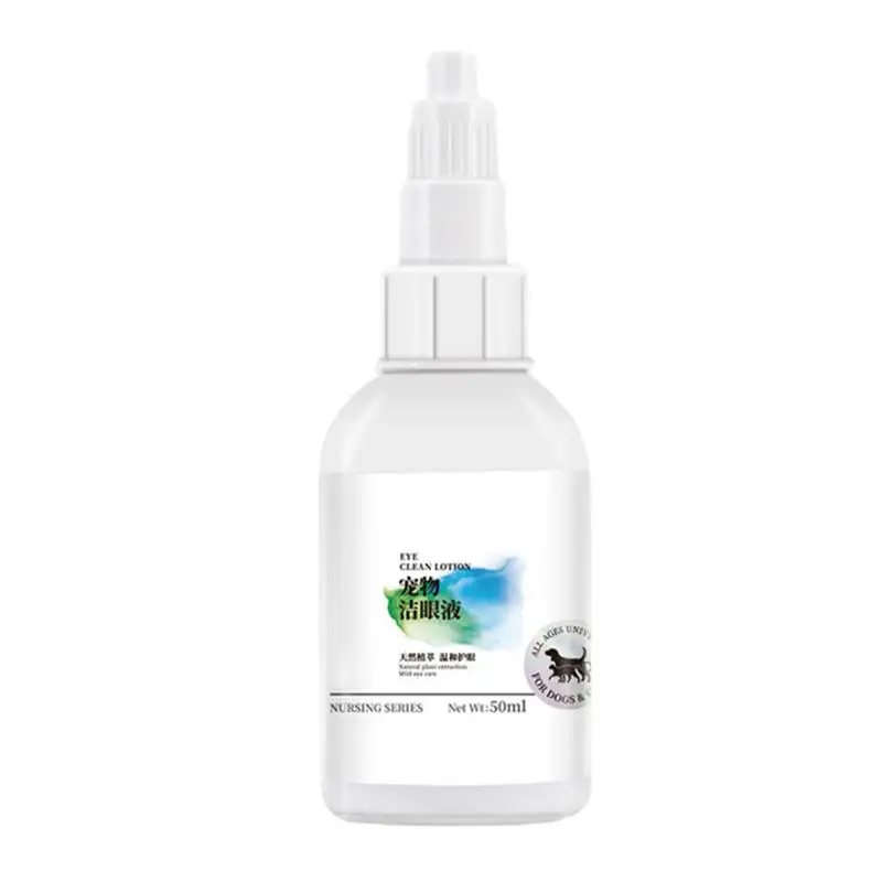 Pet Eye Wash For Cats 50ml Dry Eye Drop For Pets Pet Eye Care For Dogs And Cats Helps Prevent Pink Eye Relieve Eye Discomfort