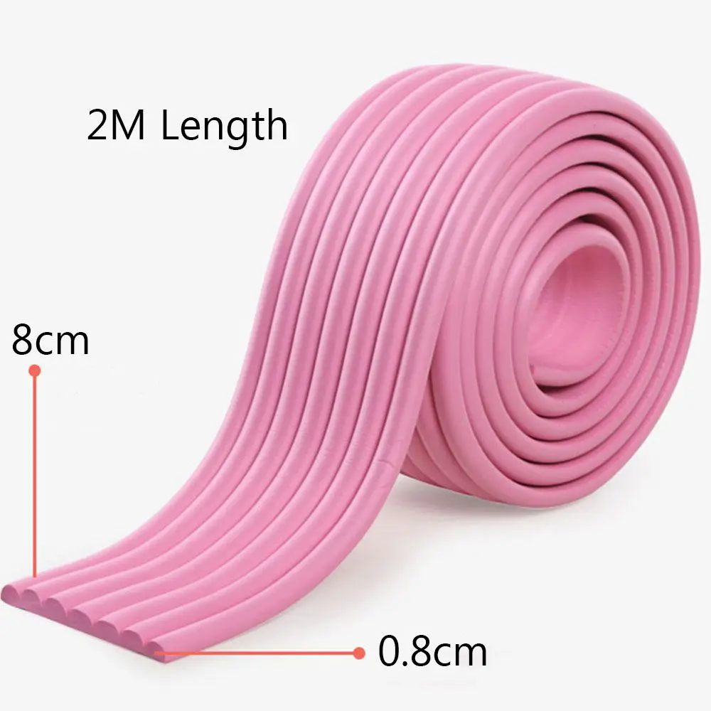 16 Colors 2M Baby Safety Desk Edge Guard Strip Table Corner Protector Kids Collision Cushion Foam Bumper Free Tape