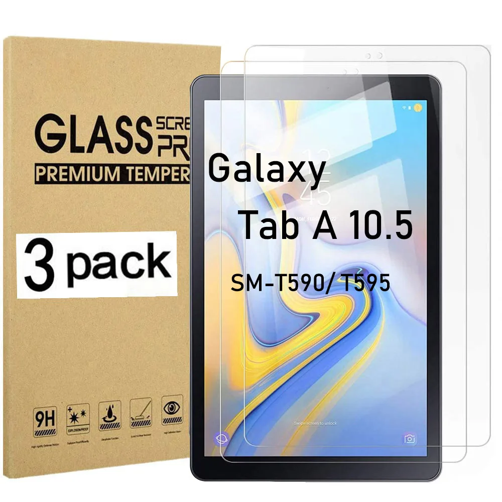 

(3 упаковки) Закаленное стекло для планшетов Samsung Galaxy Tab A 10,5 дюйма