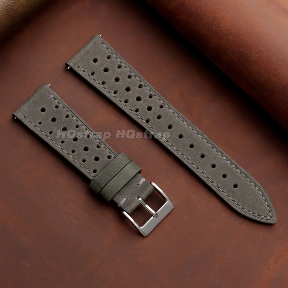 Vintage Genuine Leather Universal Wristband - Breathable Cowhide Strap