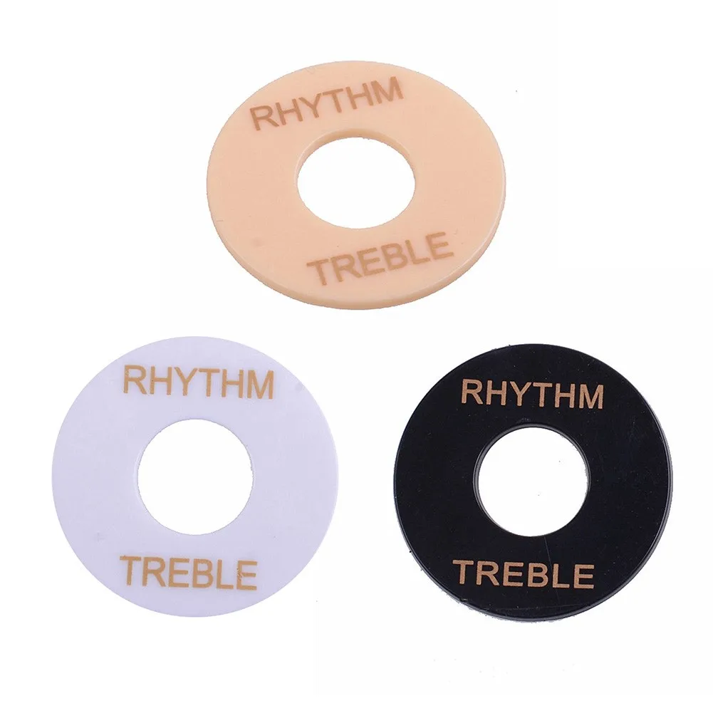 Rhythmus/Treble Wahlschalter Ring für Gibson Les Paul Gitarre Kunststoff Pickup Wahlplatten Toggle Marker Schalter Unterlegscheibe Gitarre – Detail 4
