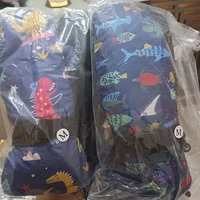 2024 New Children's Ski Mittens Cartoon Dinosaur Printed Waterproof Non-slip Gloves Outdoor Plus Velvet Padded Warm Mittens 1-7T 5