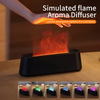 Flame Diffusers for Essential Oils 300ML Aroma Diffuser Humidifier with RGB Light Remote Control for Home Office 2