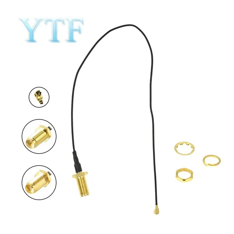 

IPEX To SMA, SMA Connector Cable Female To UFL/ u.FL/ IPX/IPEX,RF Coax Adapter Assembly Pigtail 20CM Cable