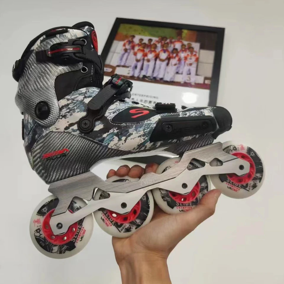 Patins à Roues Alignées Seba - Taille 13.5 - Noirs - Occasion