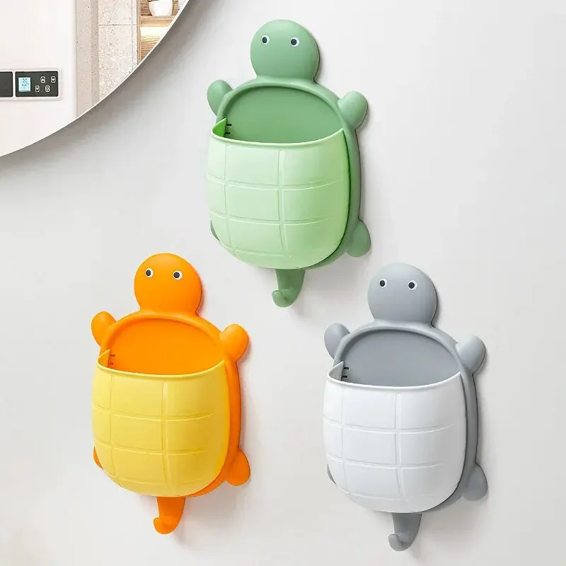 Turtle Design Storage Rack Toothbrush Holder Bathroom