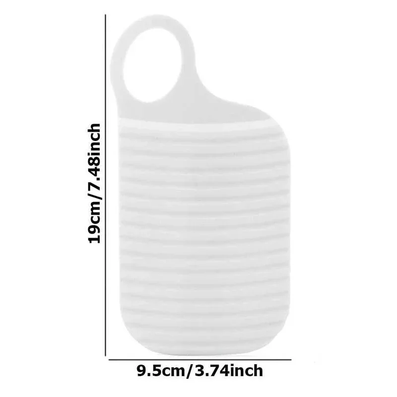 New Mini Household Washboard Small Washing Board Non Slip Laundry Mat Soft Foldable Laundry Board Travel Attire Portable